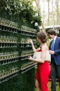 prosecco-wall hire for weddings