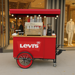 Coffee Cart Hire Branding Activation