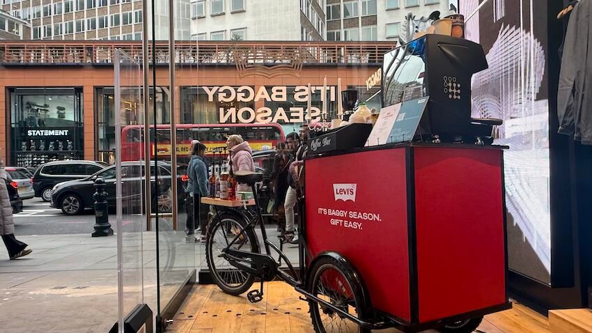 Coffee Bike Hire London for Store Events