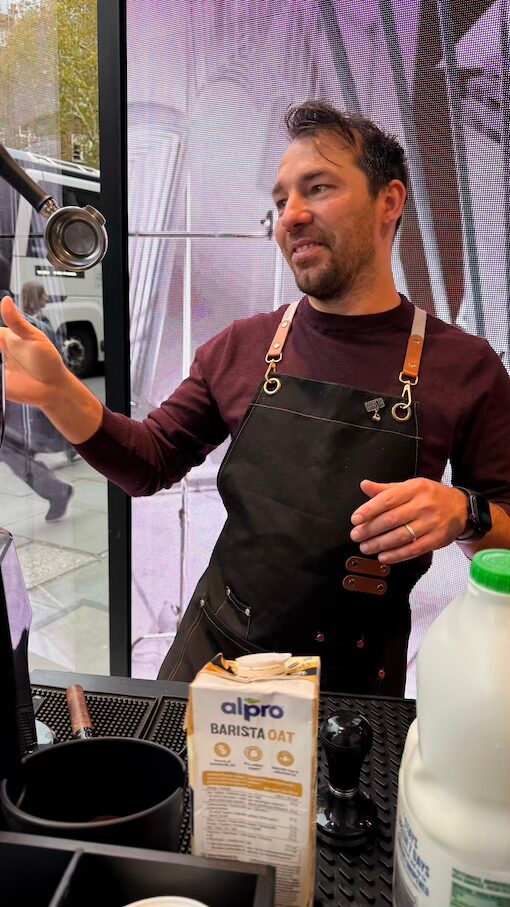 Barista Hire at work for Levi's brand activation