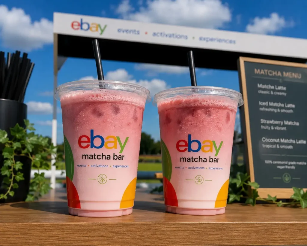 Personalised matcha bar for brand activations