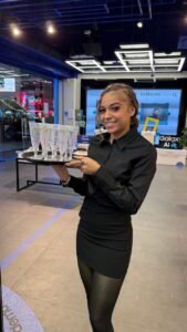 Branded mobile bar complete service for O2